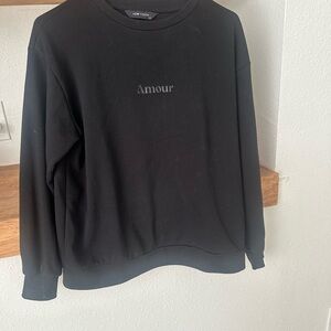 Black Crew Neck Sweater